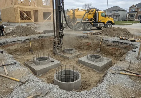 Pile, Caisson & Footing Excavation in Kitchener